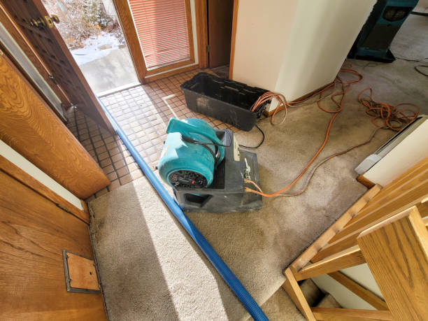 Water damage restoration process in IA